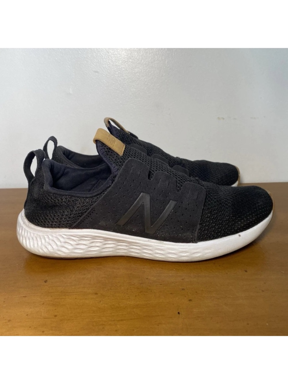 New Balance Womens 8 Fresh Foam Sport V1 12 WSPTLB1 Black Running Shoes Sneakers